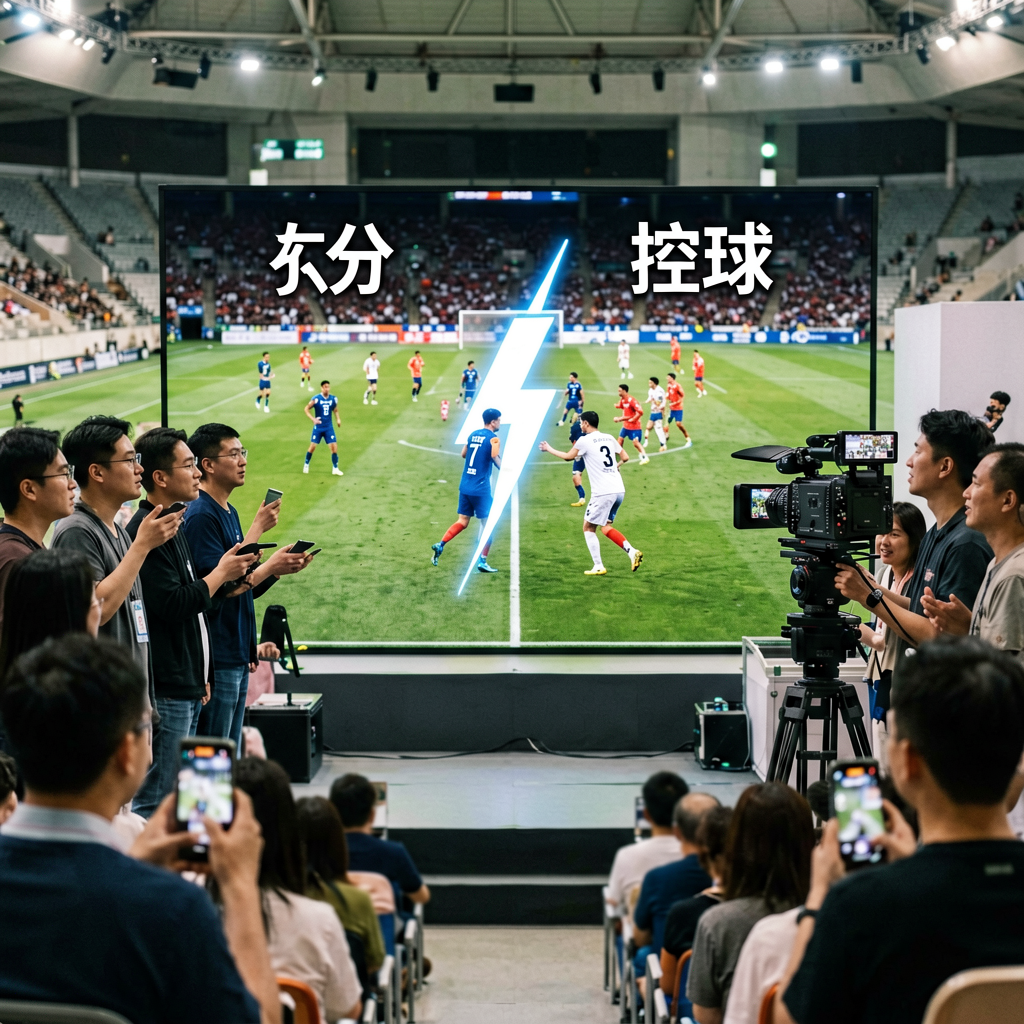 直播画面、比分弹窗、控球率图表等场景展示